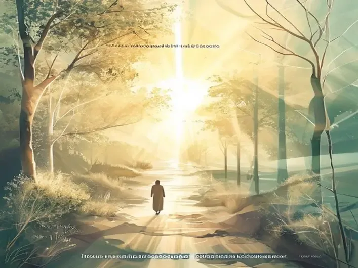 Imagem de uma Bíblia aberta com luz suave, simbolizando a fé e a espiritualidade cristã.