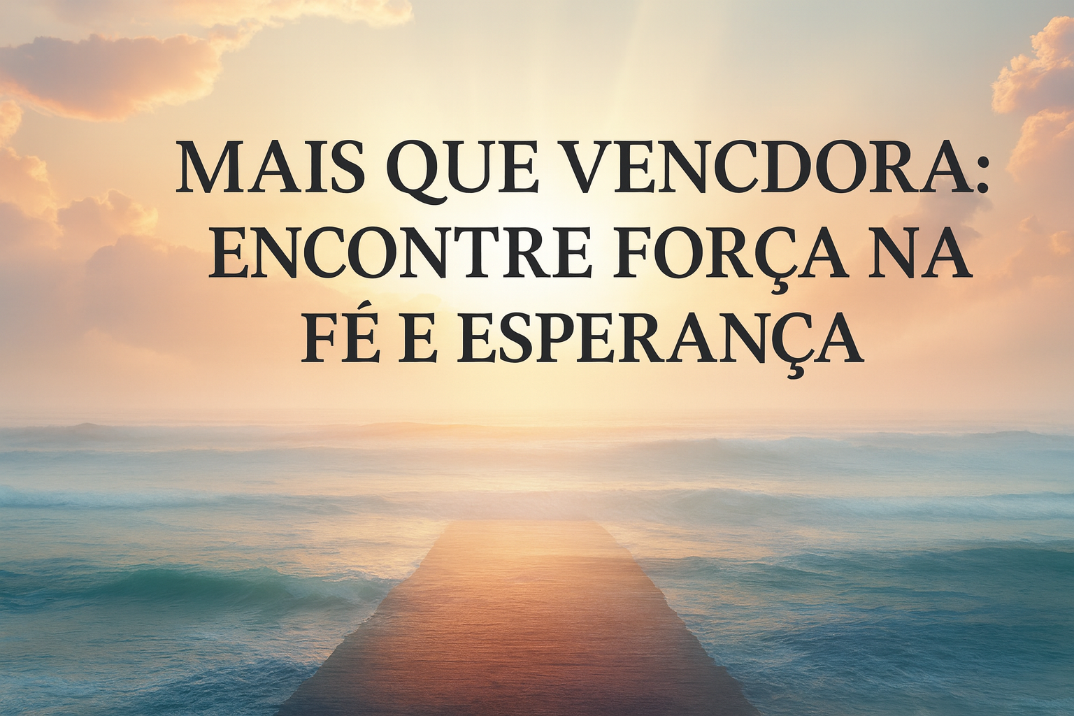 Mais Que Vencedora ao Amanhecer