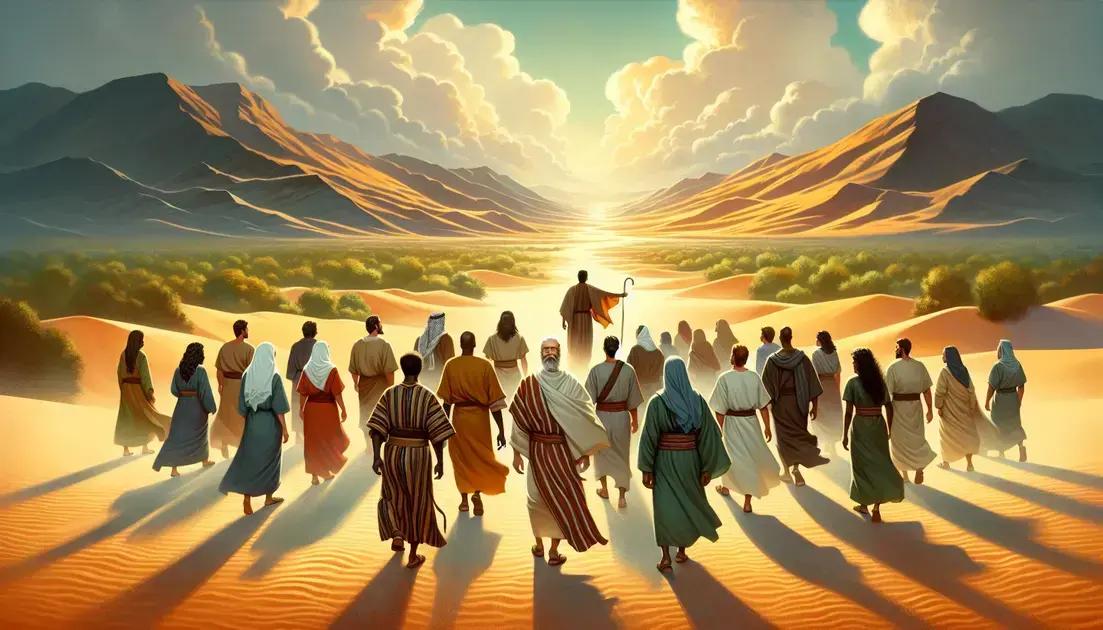 A Coragem de Josué: Liderando o Povo de Deus à Terra Prometida