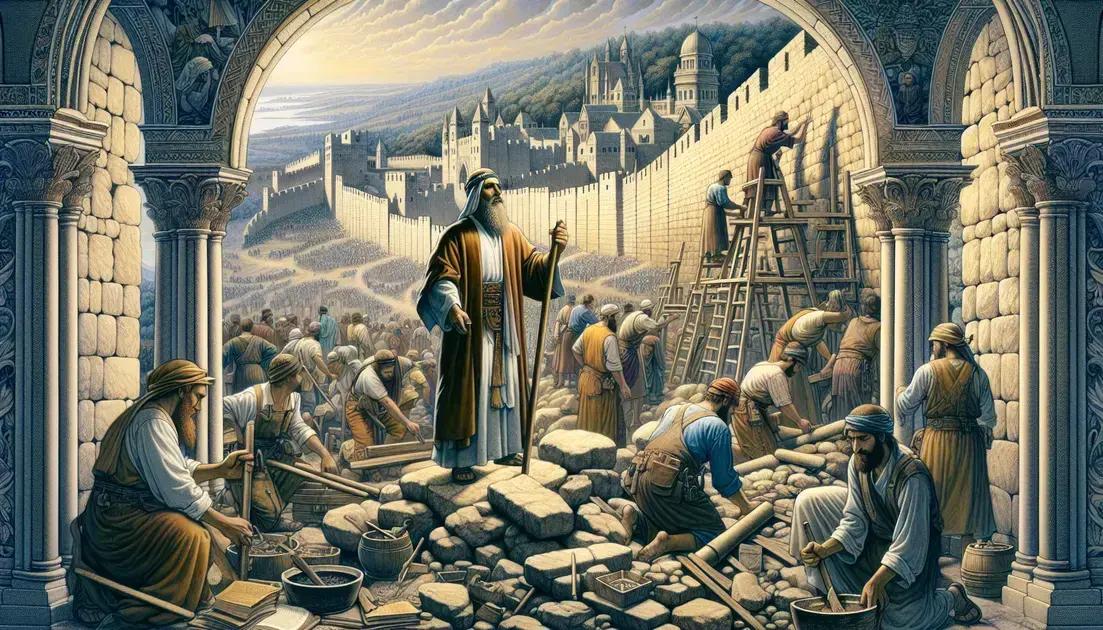 A Coragem de Neemias: Reconstruindo os Muros de Jerusalém em Meio à Oposição