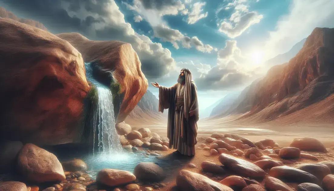 A Provisão de Água da Rocha: Milagre no Deserto