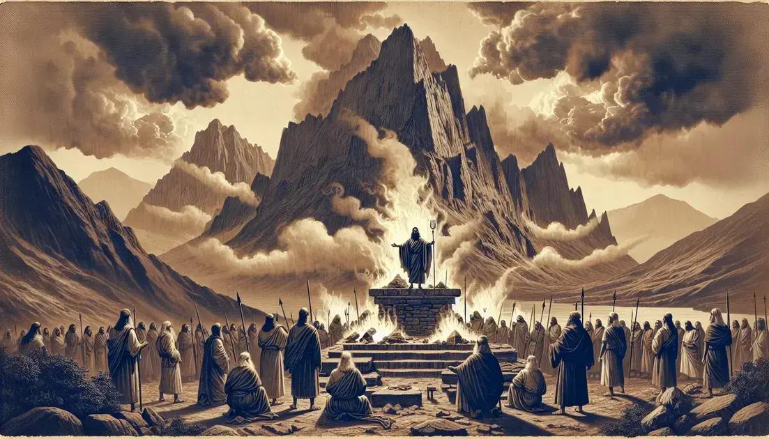 A Obediência de Elias: Enfrentando os Profetas de Baal no Monte Carmelo