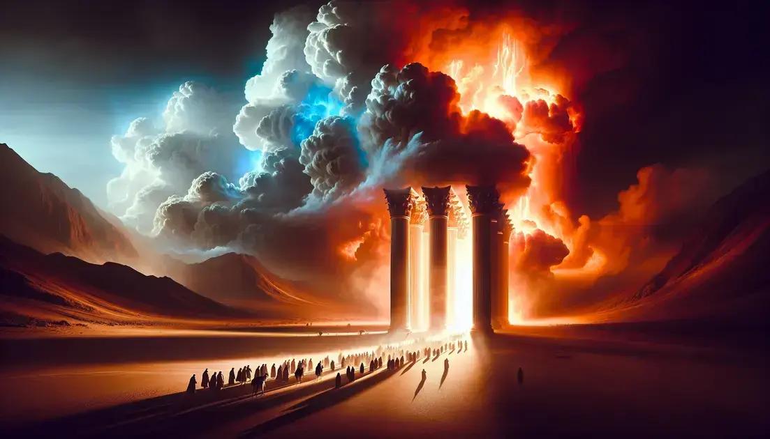 A Provisão de Deus na Fuga do Egito: Colunas de Fogo e Nuvem