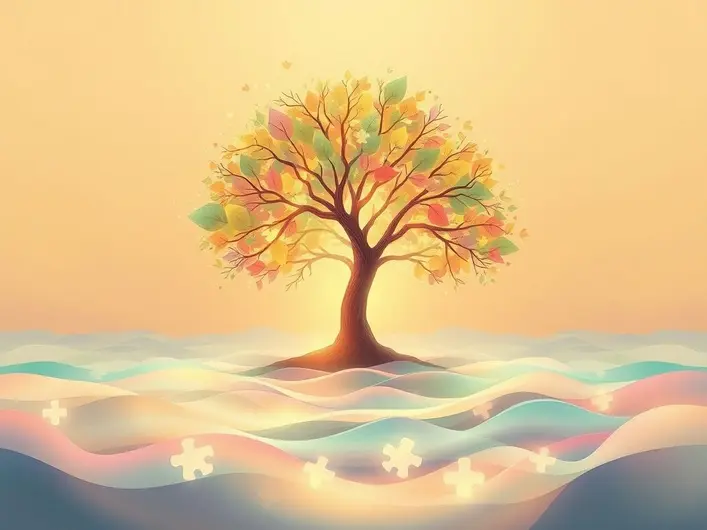 Imagem de uma pessoa refletindo sobre o propósito de Deus em um ambiente tranquilo.