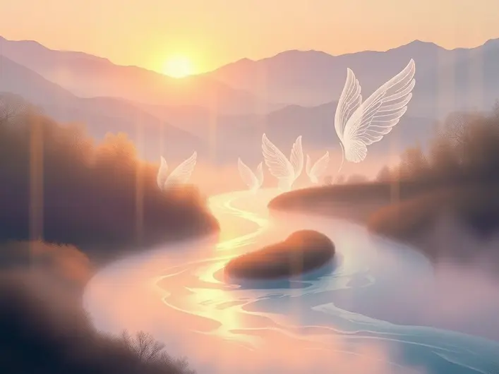 Imagem de uma pessoa refletindo sobre sua identidade em Cristo, simbolizando autovalidação e propósito.