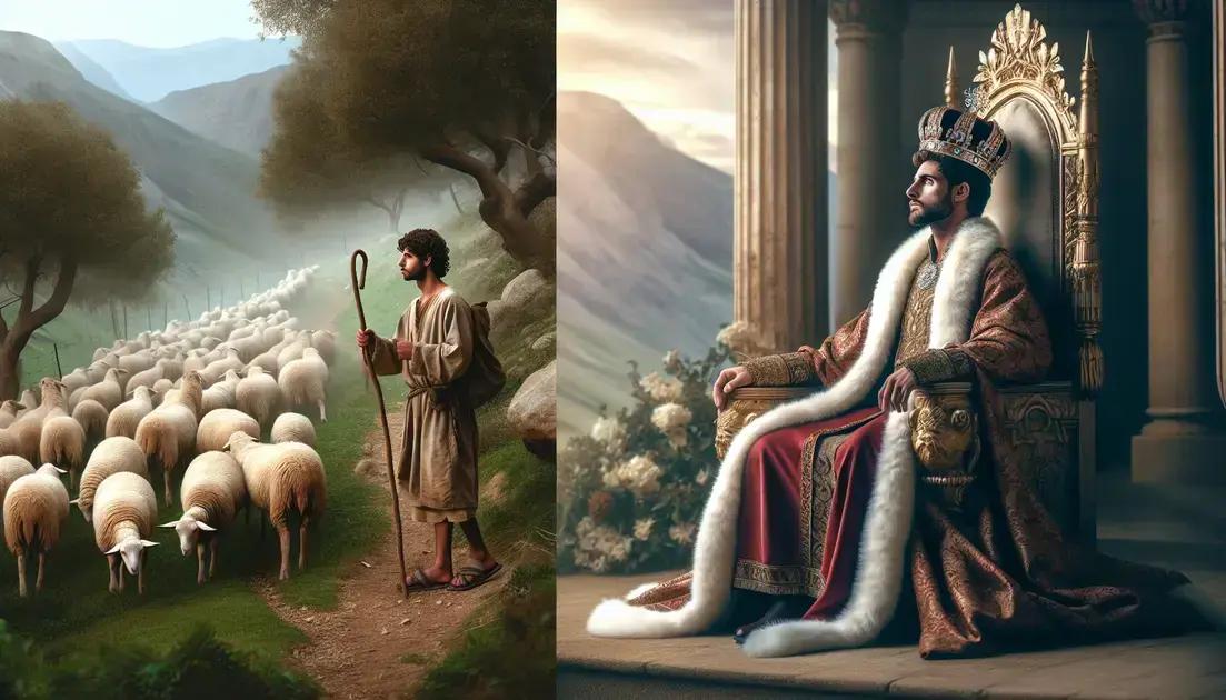 A Transformação de Davi: De Pastor de Ovelhas a Rei de Israel
