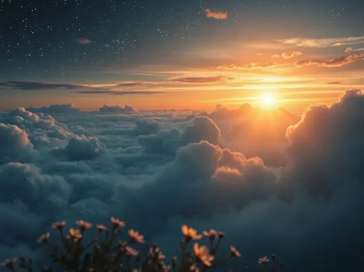 Imagem de um amanhecer simbolizando a esperança e a alegria após a dor.