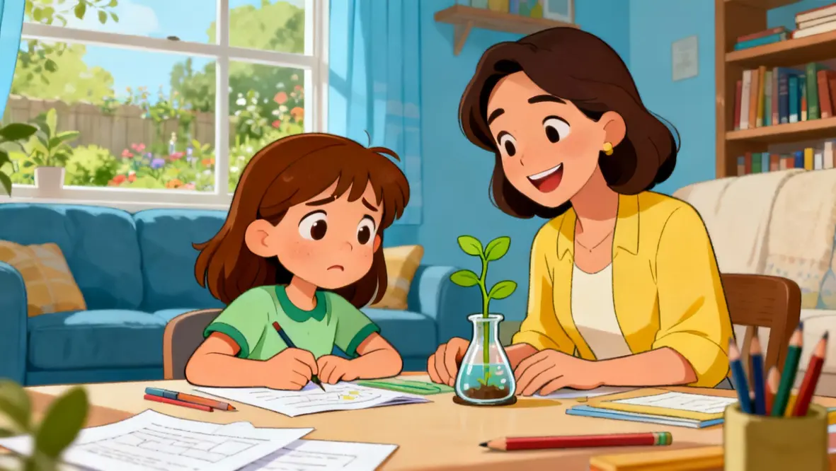 Criança semeando sonhos com coragem e fé em Deus.