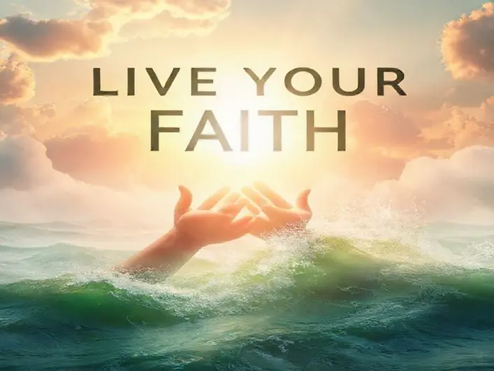 Imagem de uma pessoa orando e refletindo sobre a fé cristã, simbolizando transformação e amor ao próximo.