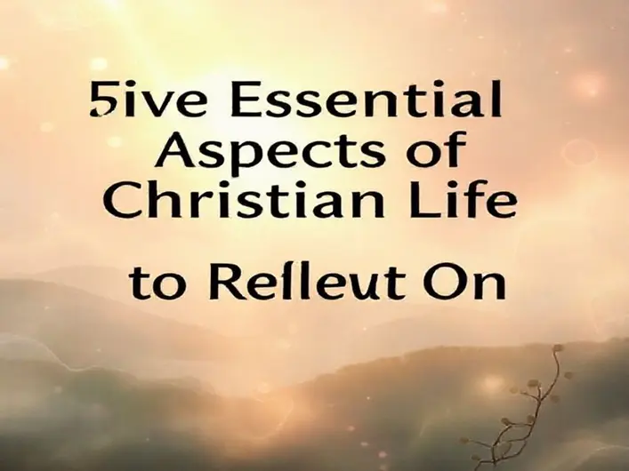 Imagem representativa da vida cristã, destacando amor, fé e oração.