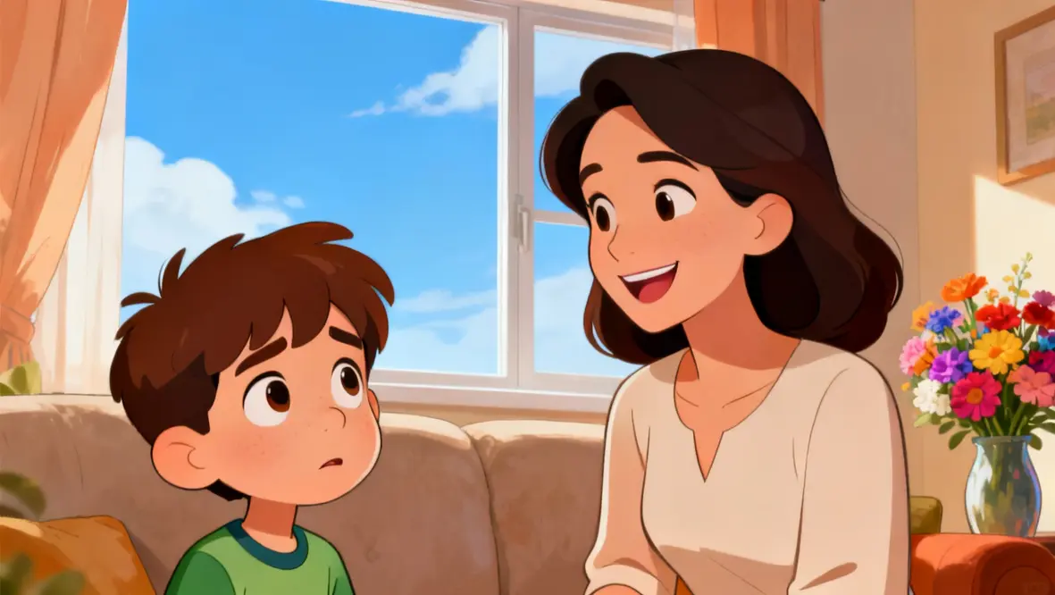 Criança orando e refletindo sobre seu propósito criado por Deus.