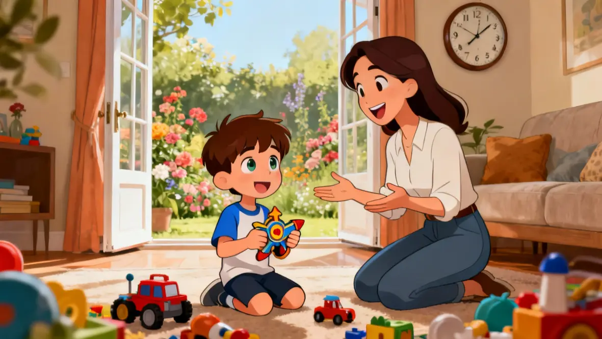 Crianças brincando e se divertindo no presente, simbolizando a alegria de viver o agora.