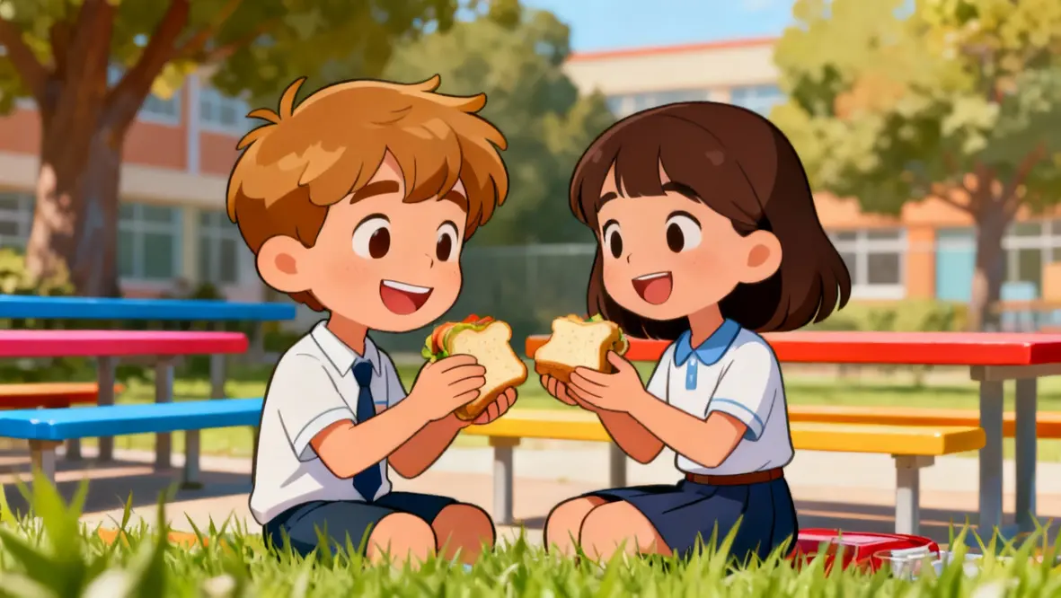 Crianças ajudando umas às outras e compartilhando momentos de amizade e inspiração.