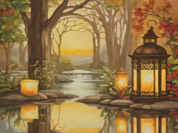 Imagem representativa da vida cristã com elementos de fé, amor e sabedoria.