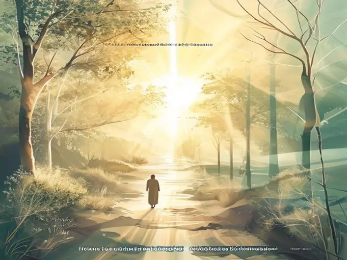 Imagem de uma Bíblia aberta com luz suave, simbolizando a fé e a espiritualidade cristã.