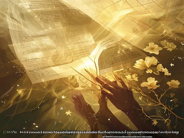 Imagem representando a vida cristã com elementos como oração, leitura da Bíblia e comunhão.
