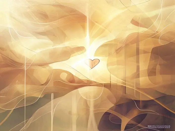 Imagem representando os cinco aspectos da fé cristã: amor, perdão, esperança, fé e comunidade.