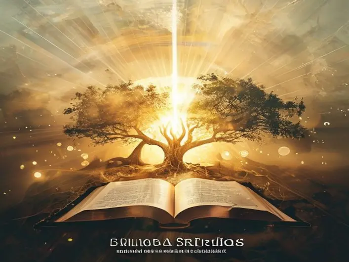 Imagem de uma Bíblia aberta com luz suave, simbolizando a leitura das Escrituras e a vida cristã.