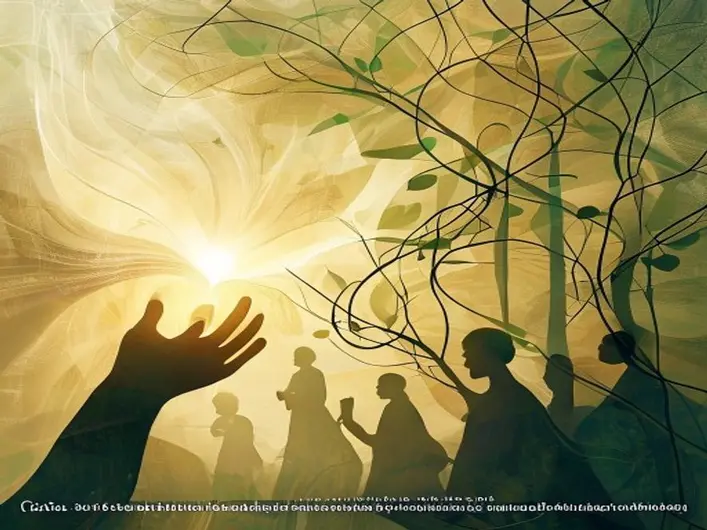 Cristãos em oração e estudo da Bíblia, refletindo sobre a vida espiritual.